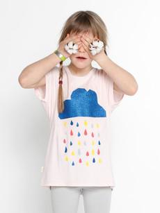 Organic T-Shirt Eucalyptus Laura with Clouds via CORA happywear