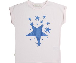 Organic T-Shirt Eucalyptus Laura with stars from CORA happywear