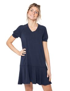 Organic Dress Eucalyptus Clara - blue via CORA happywear