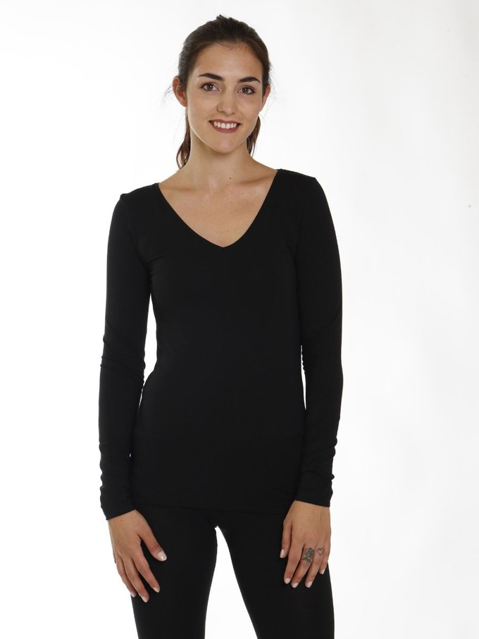 Vicky eucalyptus V neck from CORA happywear