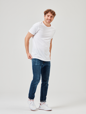 Double pack T-Shirt out of Organic Cotton - Brilliant White from COREBASE
