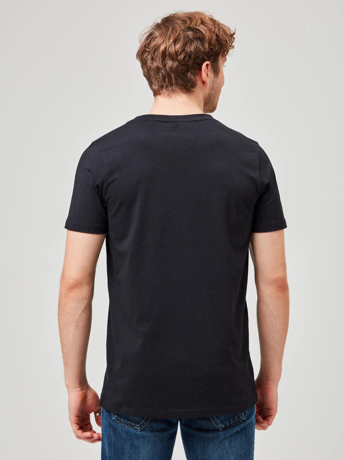 Double pack T-Shirt out of Organic Cotton - Black from COREBASE