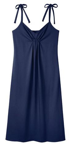 Florence Cami Nightdress in Navy via Cucumber Clothing