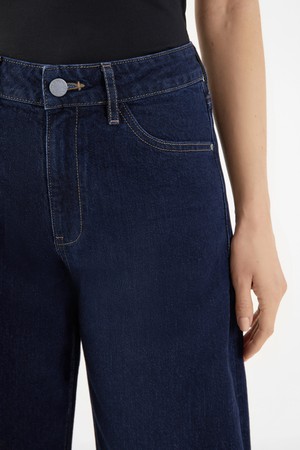 ASH Barrel Leg Minimal Stretch - Classic - Dark Blue from DAWN Denim