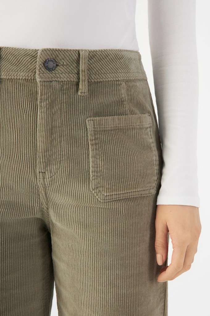 DEW Flared Corduroy - Sailor - Sage Green from DAWN Denim