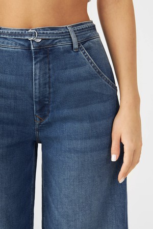 BLINK High Waist Wide - Vintage Blue from DAWN Denim BLINK High Waist Wide - Vintage Blue from DAWN Denim