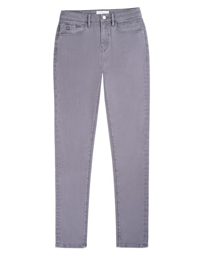 SUN UP Skinny Powerstretch - Basic - Silver Denim from DAWN Denim SUN UP Skinny Powerstretch - Basic - Silver Denim from DAWN Denim