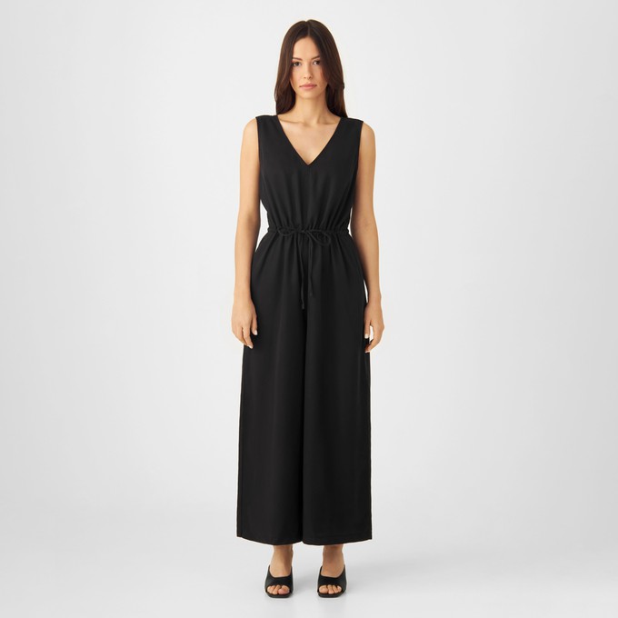 MOONLIGHT Tencel - Classic Overall - Midnight Black from DAWN Denim