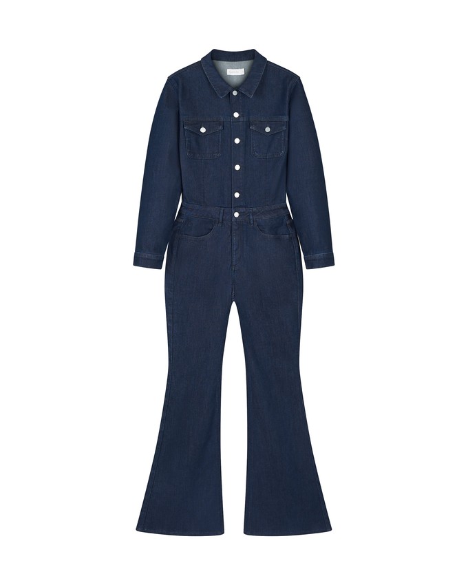 GRACE Flared Overall - Denim - Rinse Blue from DAWN Denim
