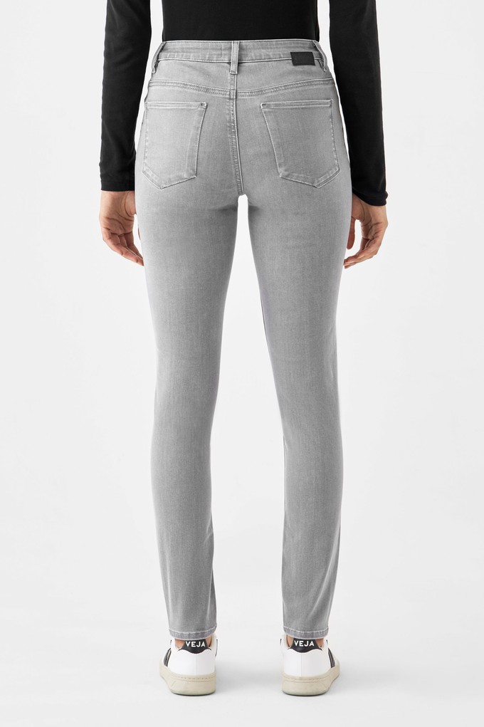 SUN UP Skinny Powerstretch - Basic - Silver Denim from DAWN Denim SUN UP Skinny Powerstretch - Basic - Silver Denim from DAWN Denim