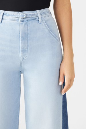 BLINK High Waist Culotte Jeans - Two Tone from DAWN Denim