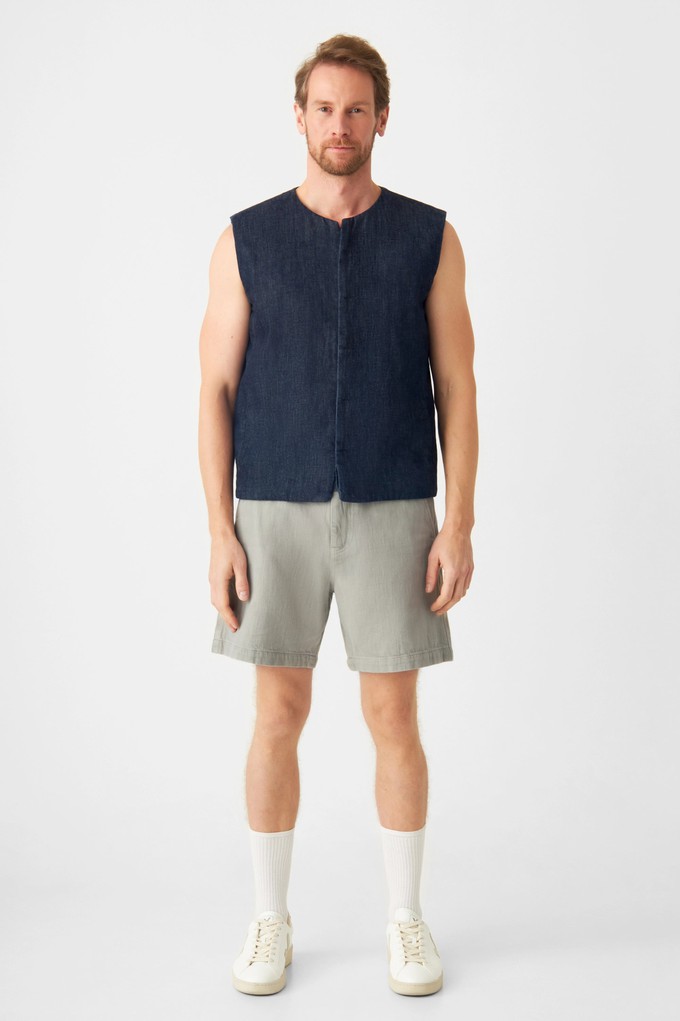 SHORTY Lightweight Hemp - Shorts - Rock Olive from DAWN Denim