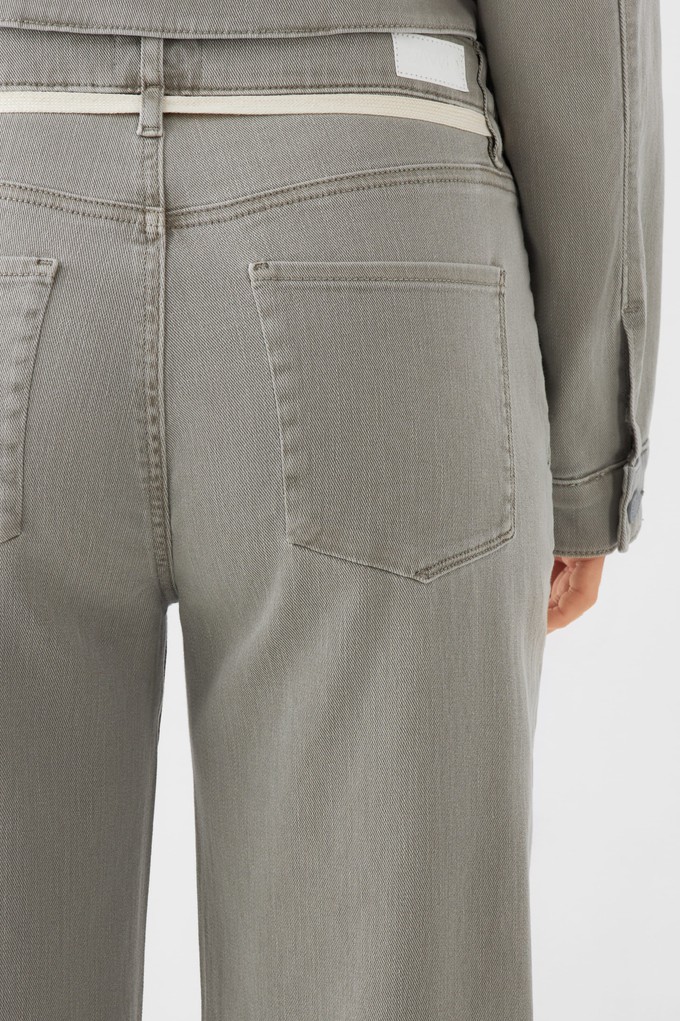 DEW Flared - Soft Denim - French Pocket - Rock Olive from DAWN Denim