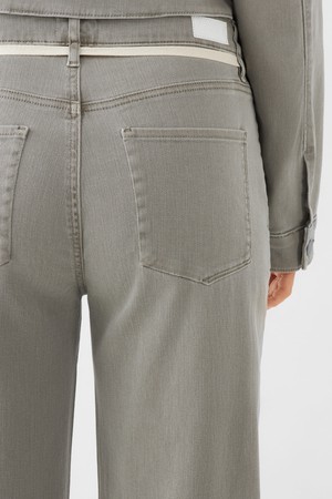 DEW Flared - Soft Denim - French Pocket - Rock Olive from DAWN Denim