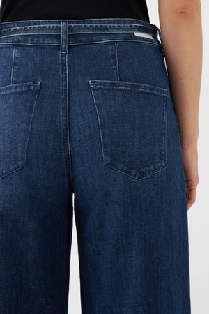 BLINK High Waist Culotte Jeans - Dark Blue from DAWN Denim