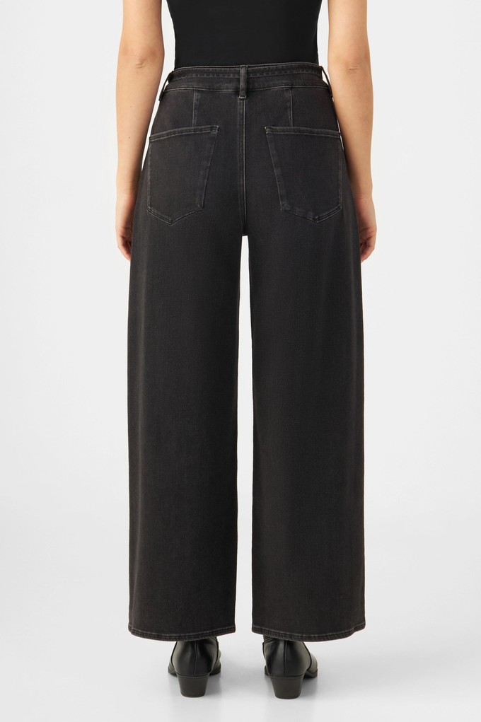 BLINK High Waist Culotte Jeans - Black Denim from DAWN Denim
