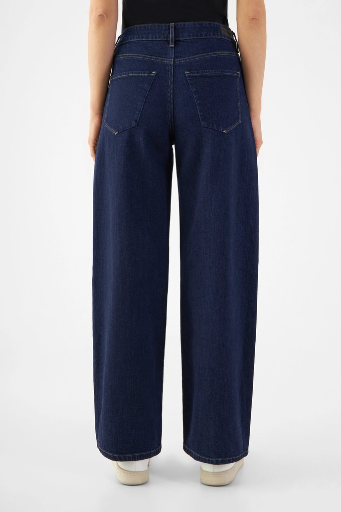 ASH Barrel Leg Minimal Stretch - Classic - Dark Blue from DAWN Denim
