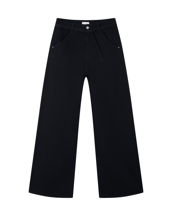 BLINK Wide Barrel Culotte Soft Denim - Classic - Stay Black from DAWN Denim