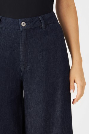 TOMORROW Wide Lightweight Hemp - Chino - Raw Blue from DAWN Denim