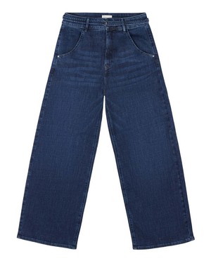 BLINK High Waist Culotte Jeans - Dark Blue from DAWN Denim