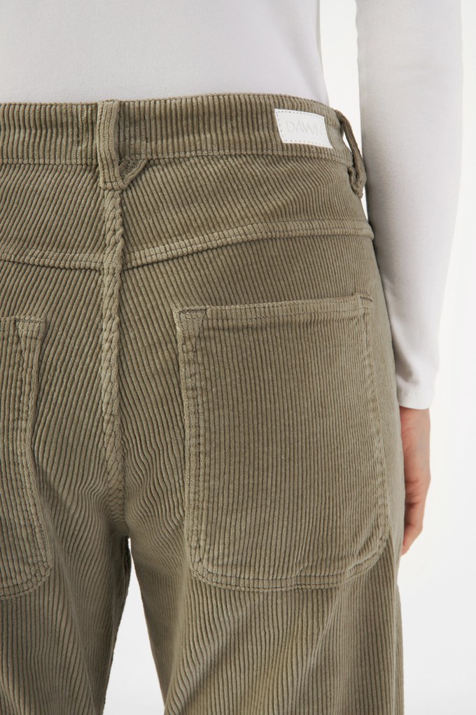 MANE Relaxed Straight Corduroy - French - Sage Green - Womenswear from DAWN Denim