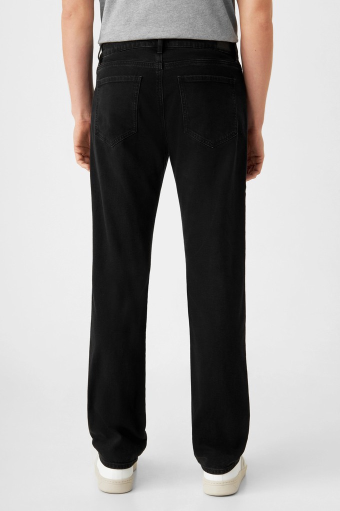 DUSK Regular Straight Minimal Stretch - Classic - Black from DAWN Denim