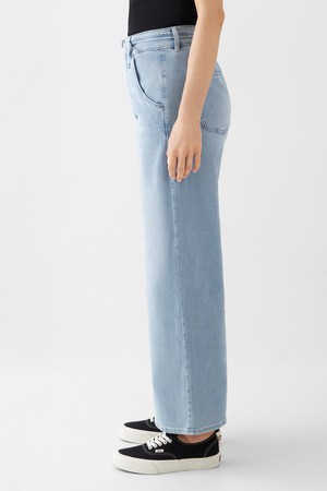 BLINK High Waist Culotte Jeans - Light Blue from DAWN Denim