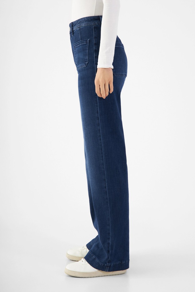 DEW Flared Soft Denim - Sailor- Dark Blue from DAWN Denim