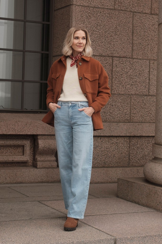 BLINK High Waist Wide - Light Blue from DAWN Denim