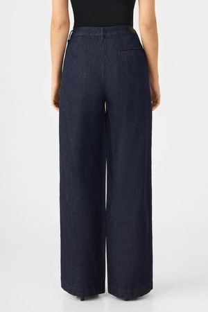 TOMORROW Wide Lightweight Hemp - Chino - Raw Blue from DAWN Denim