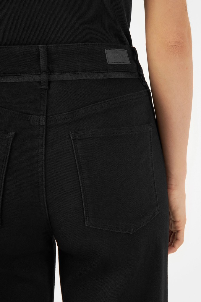 DEW Flared Soft Denim - French Pocket - Stay Black from DAWN Denim
