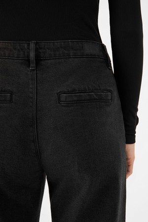 GLOW Flared Soft Tencel - Denim Chino - Vintage Black from DAWN Denim