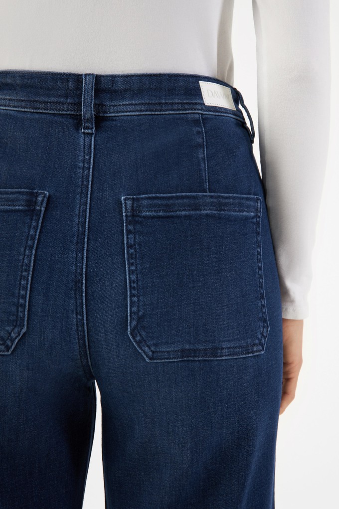 DEW Flared Soft Denim - Sailor- Dark Blue from DAWN Denim