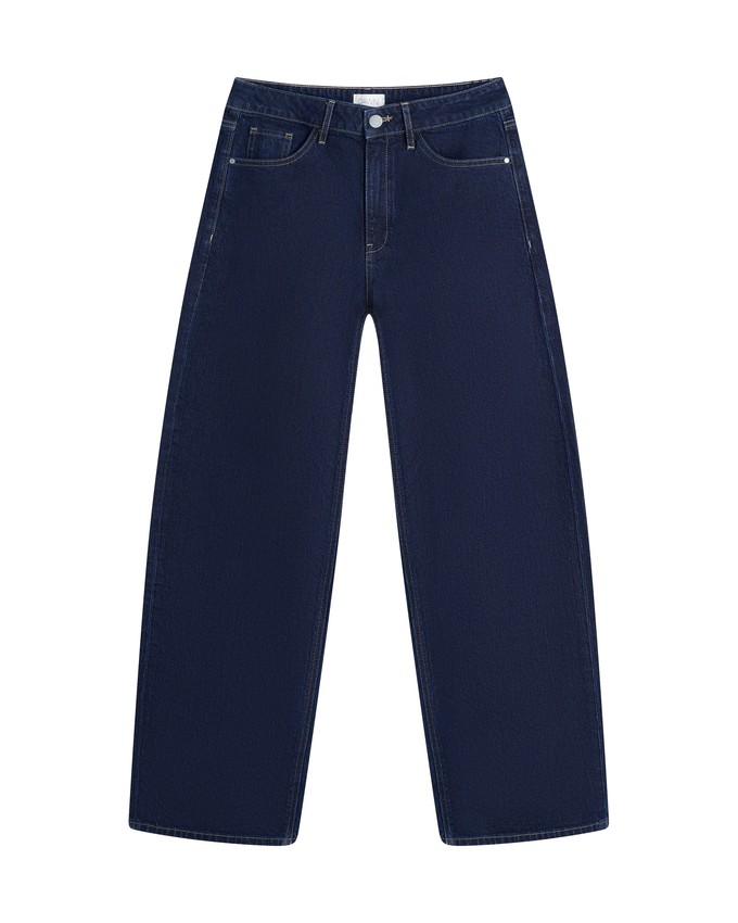 ASH Barrel Leg Minimal Stretch - Classic - Dark Blue from DAWN Denim