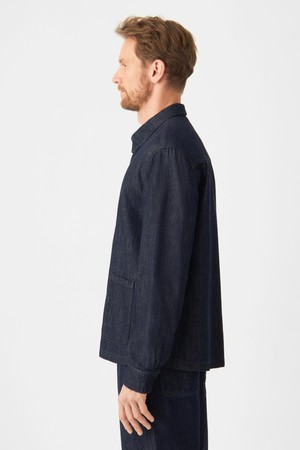 SORRY Lightweight Hemp - Shacket - Raw Blue - Men from DAWN Denim