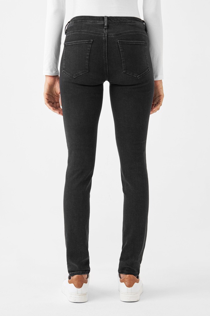 MID SUN Slim Comfortstretch - Basic - Black Denim from DAWN Denim MID SUN Slim Comfortstretch - Basic - Black Denim from DAWN Denim
