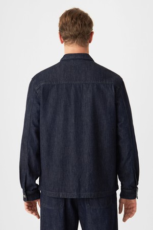 SORRY Lightweight Hemp - Shacket - Raw Blue - Men from DAWN Denim