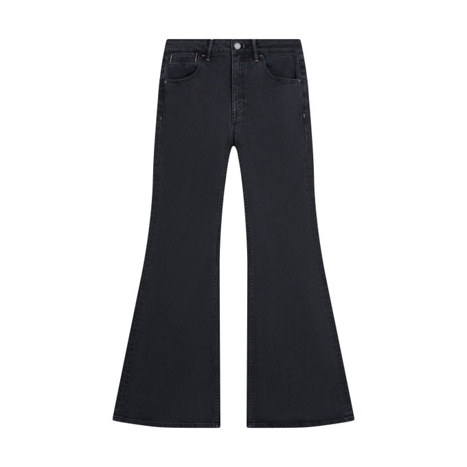 CELESTIAL Slim Flared Soft Tencel - Vintage Black from DAWN Denim