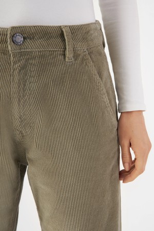 MANE Relaxed Straight Corduroy - French - Sage Green - Womenswear from DAWN Denim