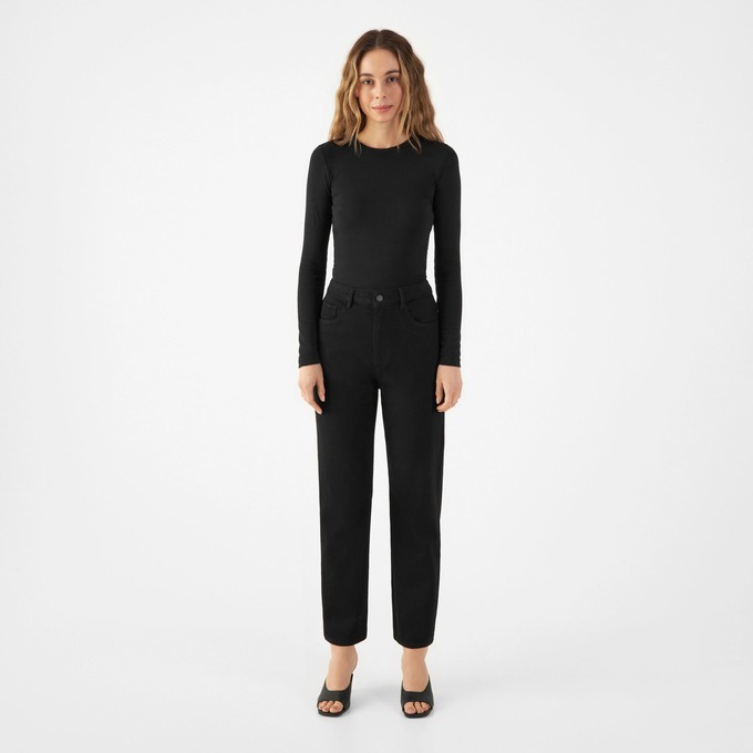 STARDUST O-Shape Soft Denim - Classic - Stay Black from DAWN Denim
