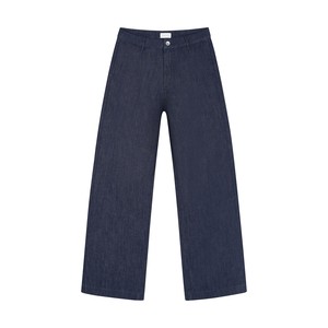 TOMORROW Wide Lightweight Hemp - Chino - Raw Blue from DAWN Denim