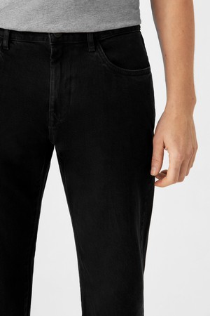 DUSK Regular Straight Minimal Stretch - Classic - Black from DAWN Denim