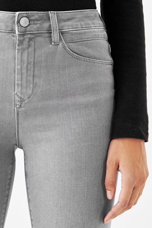 SUN UP Skinny Powerstretch - Basic - Silver Denim from DAWN Denim SUN UP Skinny Powerstretch - Basic - Silver Denim from DAWN Denim