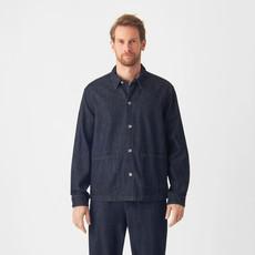 SORRY Lightweight Hemp - Shacket - Raw Blue - Men via DAWN Denim