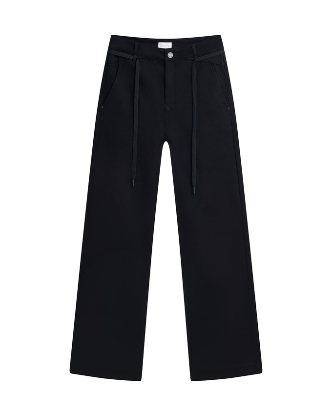 DEW Flared Soft Denim - French Pocket - Stay Black from DAWN Denim
