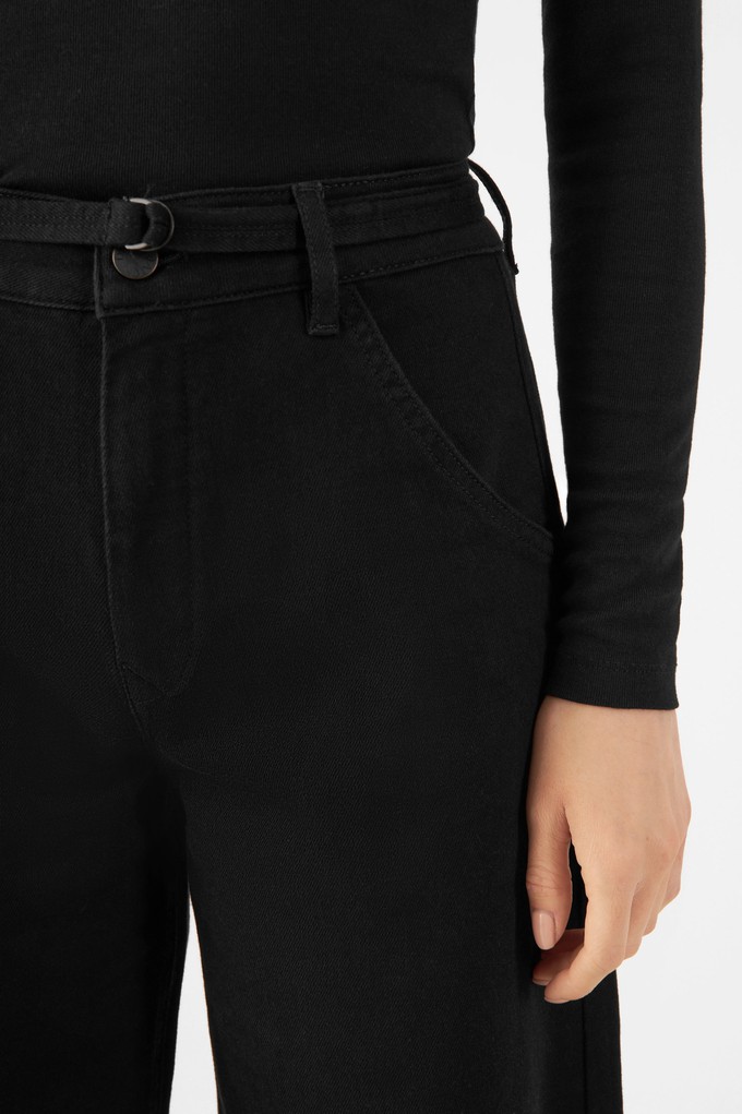 BLINK Wide Barrel Culotte Soft Denim - Classic - Stay Black from DAWN Denim