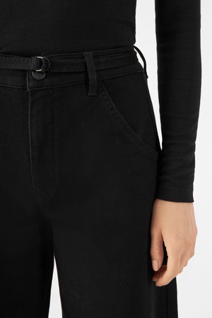 BLINK Wide Barrel Culotte Soft Denim - Classic - Stay Black from DAWN Denim