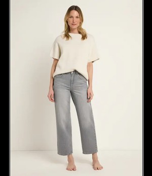 LANIUS •• Relaxed Jeans GOTS | Light Grey Denim from De Groene Knoop