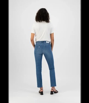 MUD Jeans •• Jeans Faye Straight | authentic indigo from De Groene Knoop