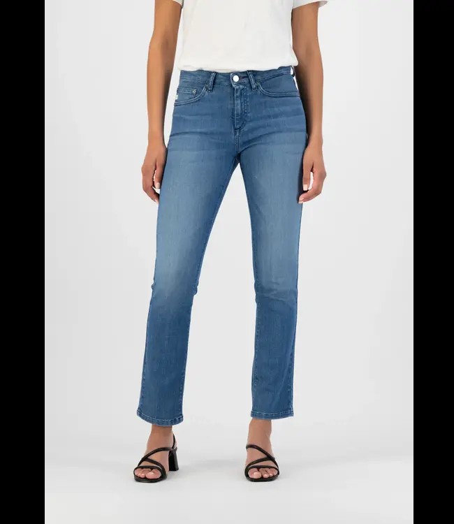 MUD Jeans •• Jeans Faye Straight | authentic indigo from De Groene Knoop